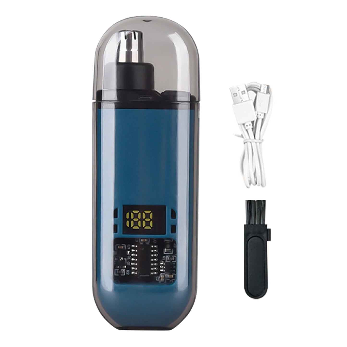 USB Rechargeable Nose Ear Hair Trimmer for Men Waterproof Painless Electric Personal Groomer Portable Hair Cutter